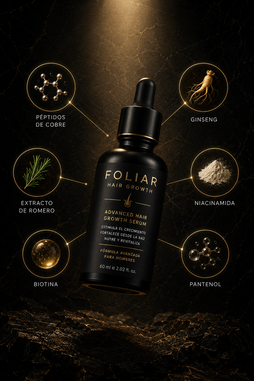 Foliar HairGrowth® - Serum Premium para Crecimiento Capilar