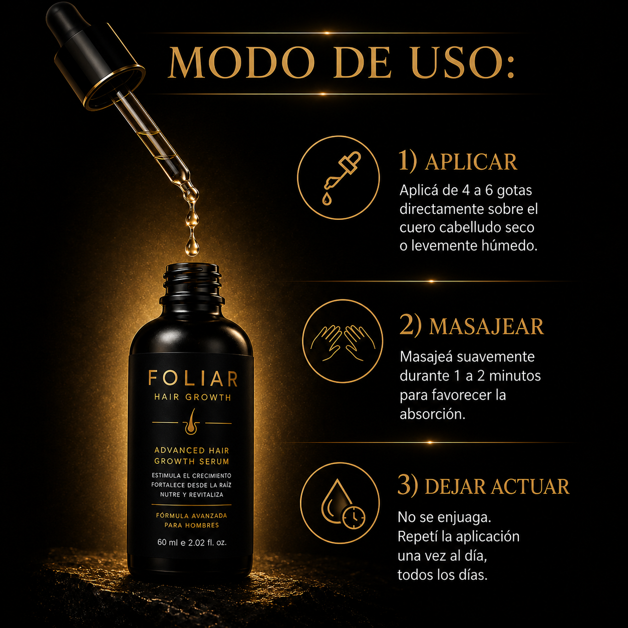 Foliar HairGrowth® - Serum Premium para Crecimiento Capilar