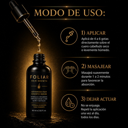 Foliar HairGrowth® - Serum Premium para Crecimiento Capilar